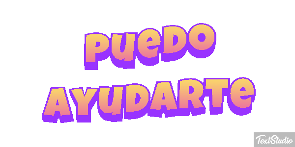 Puedo ayudarte Tekst effect