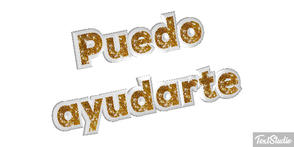 Puedo ayudarte Tekst effect
