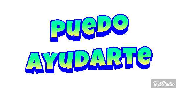 Puedo ayudarte Tekst effect