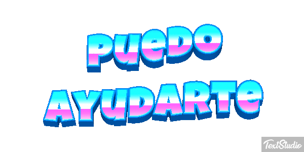 Puedo ayudarte Tekst effect