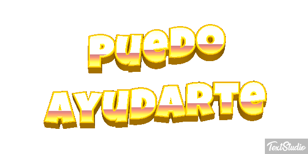 Puedo ayudarte Tekst effect