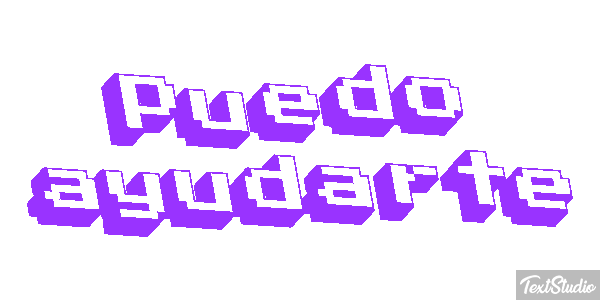 Puedo ayudarte Tekst effect