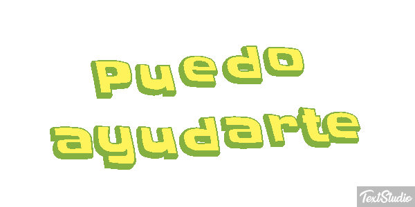 Puedo ayudarte Tekst effect