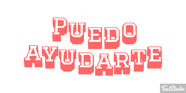 Puedo ayudarte Tekst effect