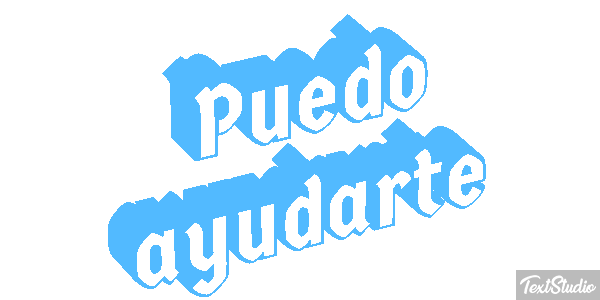 Puedo ayudarte Tekst effect