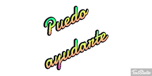 Puedo ayudarte Tekst effect