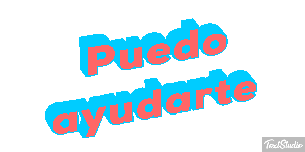 Puedo ayudarte Tekst effect