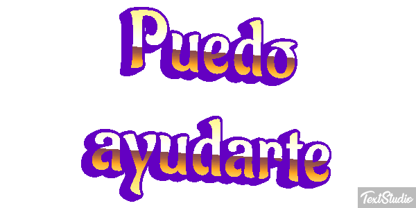 Puedo ayudarte Tekst effect