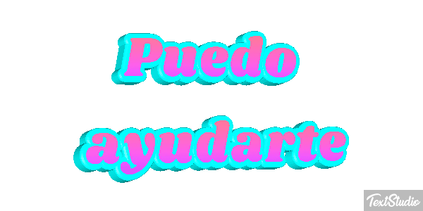 Puedo ayudarte Tekst effect