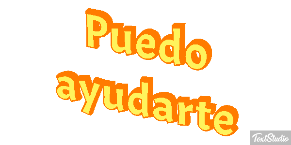 Puedo ayudarte Tekst effect