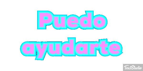 Puedo ayudarte Tekst effect