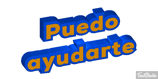 Puedo ayudarte Tekst effect