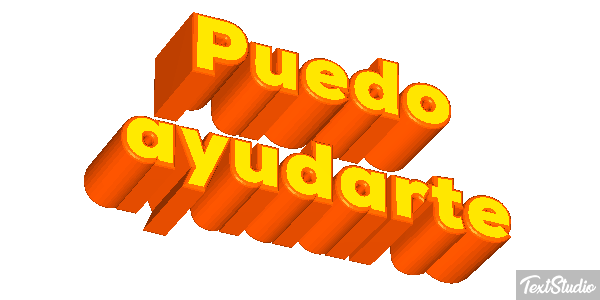 Puedo ayudarte Tekst effect