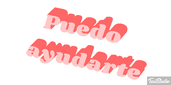 Puedo ayudarte Tekst effect