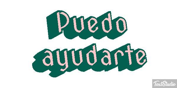 Puedo ayudarte Tekst effect