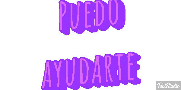 Puedo ayudarte Tekst effect