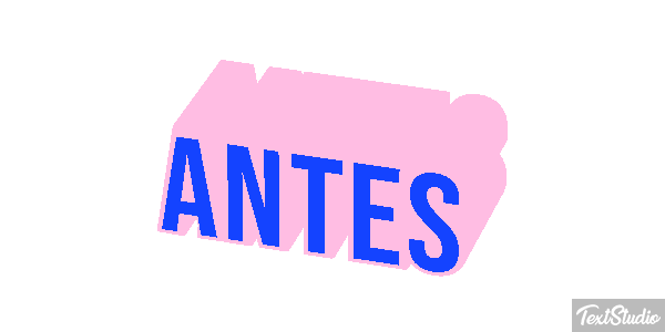 Antes Efeito do texto
