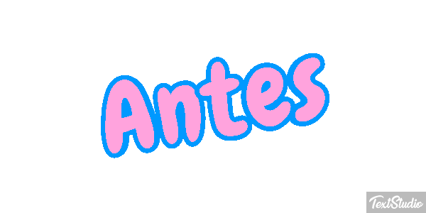 Antes Efeito do texto