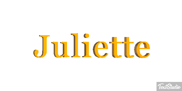 Juliette Efecto de texto