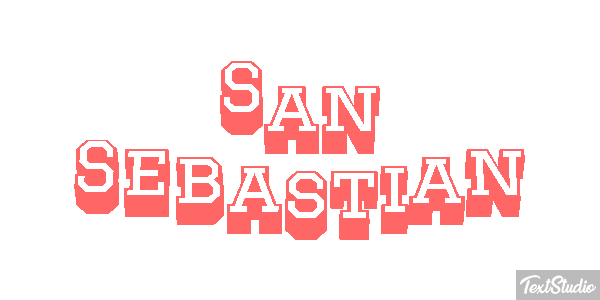 San Sebastián Efekt tekstowy