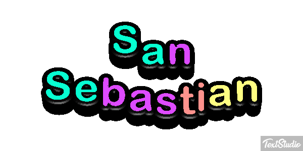 San Sebastián Efekt tekstowy