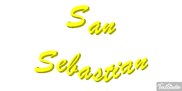 San Sebastián Efekt tekstowy