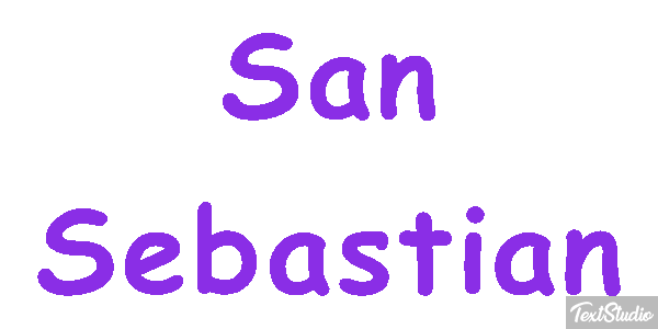 San Sebastián Efekt tekstowy