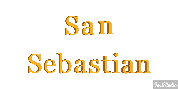 San Sebastián Efekt tekstowy