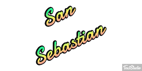 San Sebastián Efekt tekstowy