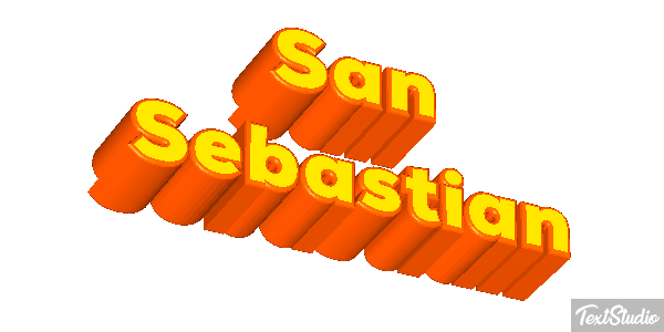 San Sebastián Efekt tekstowy