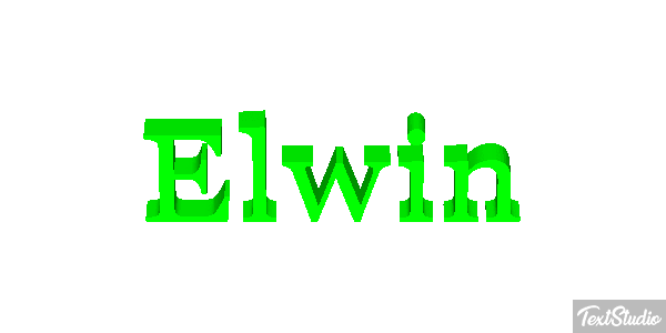Elwin Efekt tekstowy