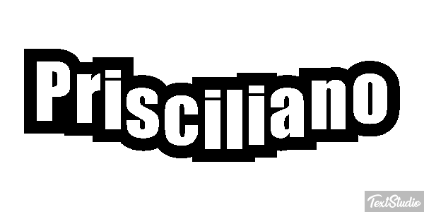 Prisciliano Efecto de texto