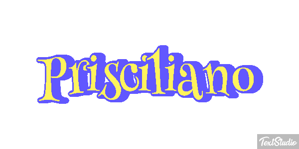 Prisciliano Efecto de texto