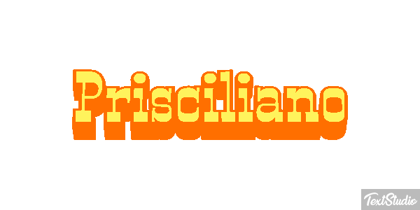 Prisciliano Efecto de texto
