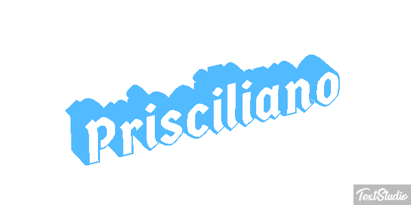 Prisciliano Efecto de texto