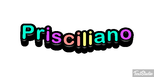Prisciliano Efecto de texto