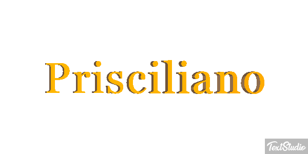Prisciliano Efecto de texto