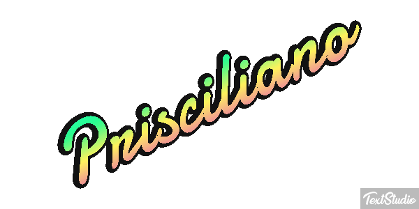 Prisciliano Efecto de texto