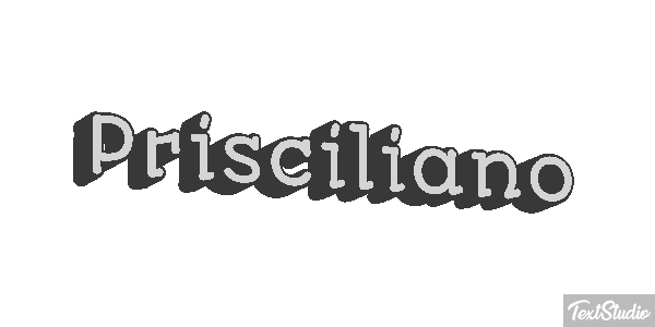 Prisciliano Efecto de texto