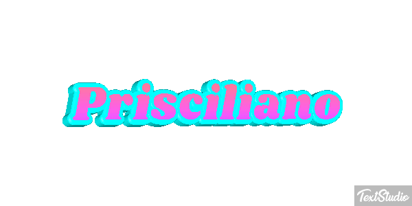 Prisciliano Efecto de texto