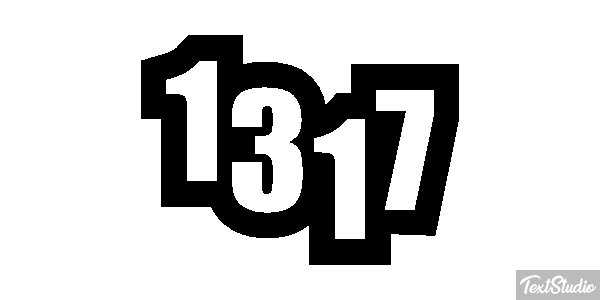 1317 Text effect