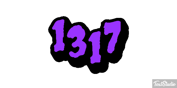 1317 Text effect