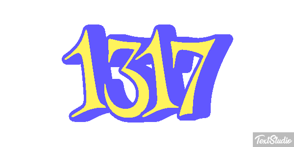 1317 Text effect