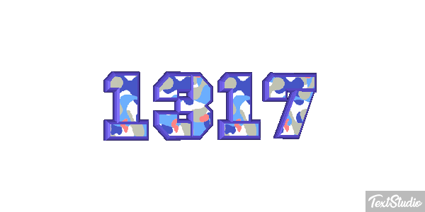 1317 Text effect