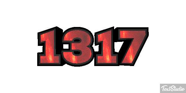 1317 Text effect