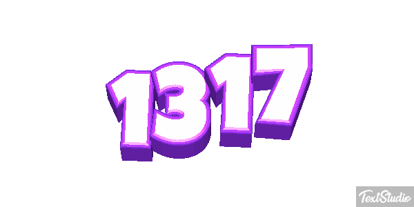 1317 Text effect