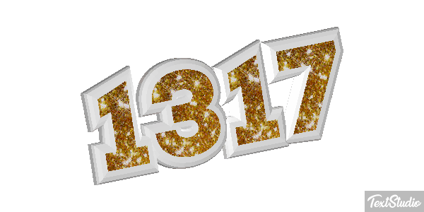 1317 Text effect