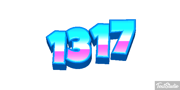1317 Text effect