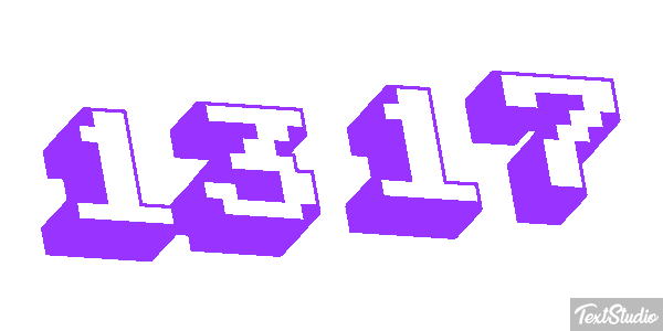 1317 Text effect