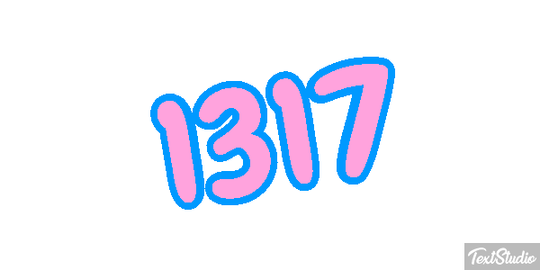 1317 Text effect